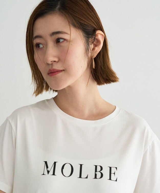 YECCA VECCA 【接触冷感】ロゴTee Off White