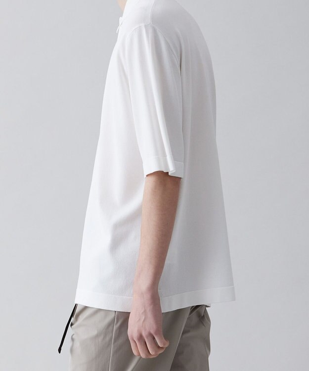 UNFILO MENS 【抗菌防臭】イージーケア ライトニットポロ [23年春夏商品] オフ