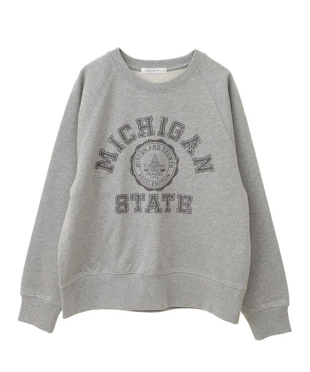 AMERICAN HOLIC ＭＩＣＨＩＧＡＮ　ラグランスウェット Light Gray Mixture