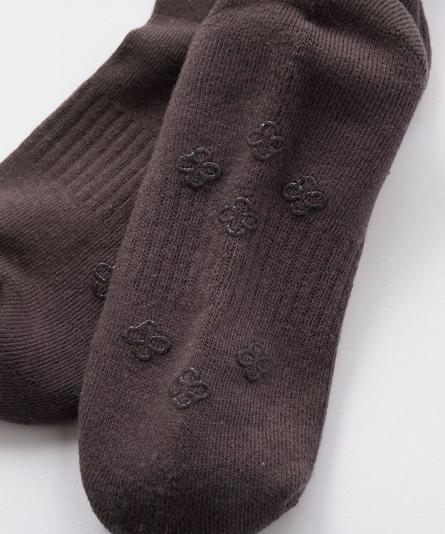 FILA GOLF／marie claire 【marie claire SPORT】ブランドロゴ入りニーハイソックス グレー