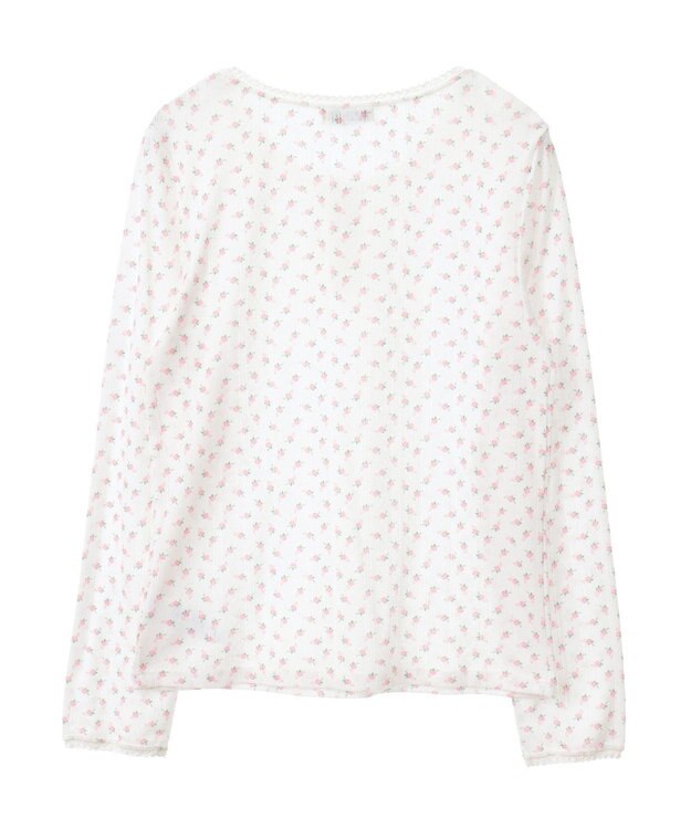 earth music&ecology アイレットジャカードタイトプルオーバー Pink