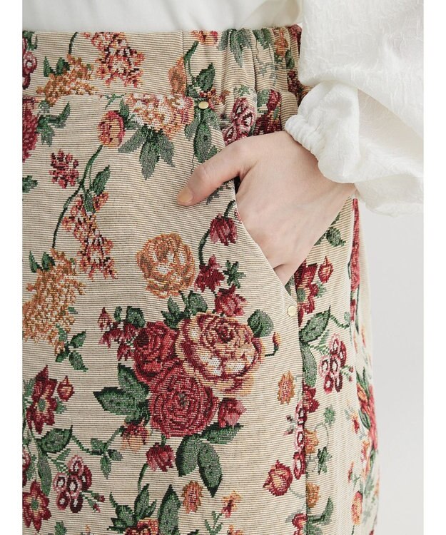 Green Parks ・ｆｕｒｒｙ　ｒａｔｅ　ゴブランスカート Red