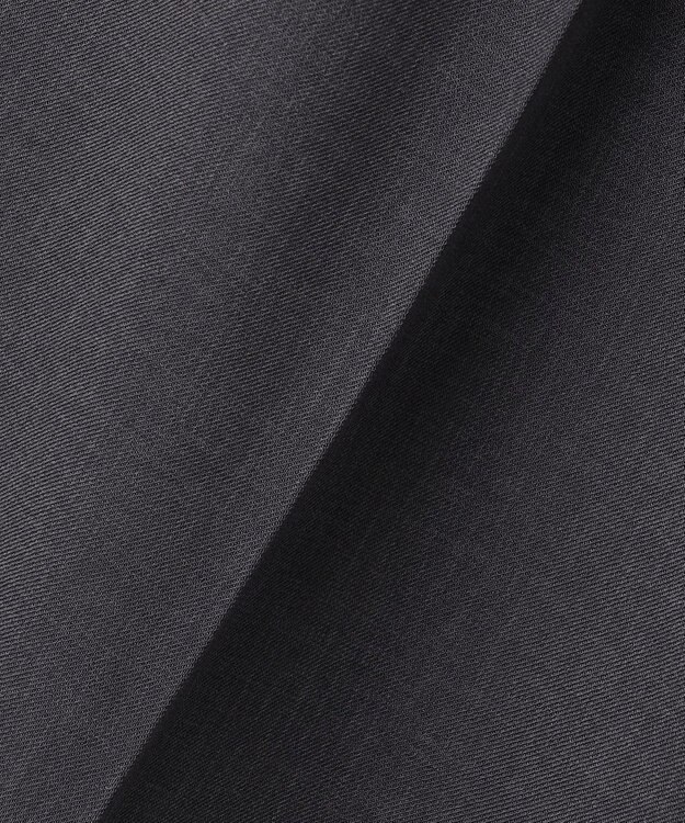 UNFILO MENS 【ストレッチ/イージーケア】WOOL TOUCH 機能美パンツ ワイド チャコール