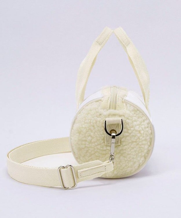 LeSportsac DENIM ROLL BAG/ホワイトデニム/クリームシェルパ ホワイトデニム/クリームシェルパ