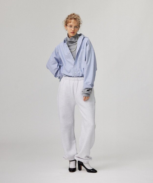 LENO OXFORD SHIRTS《UNISEX》オーバーサイズレギュラーカラーシャツ SAXE BLUE