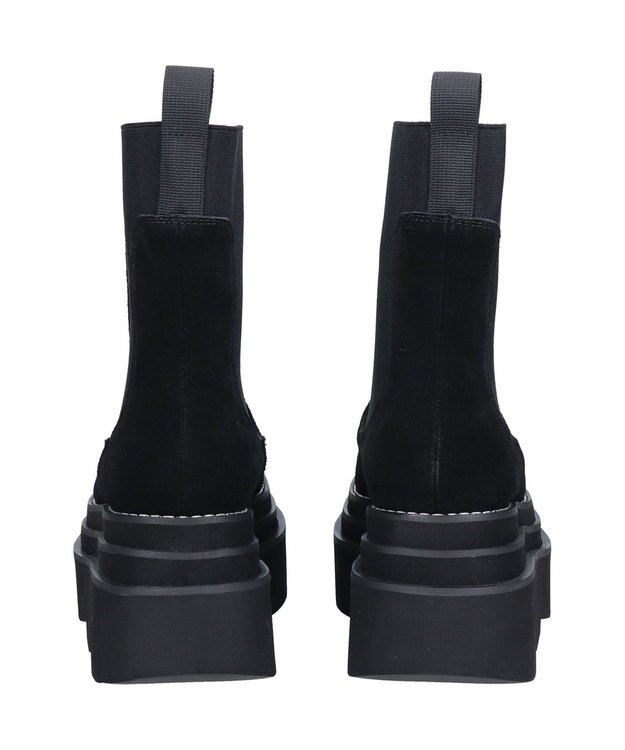 Bridget Birkin 【PARADIS COULEUR】ボリュームソールサイドゴアブーツ ブラックスウェード