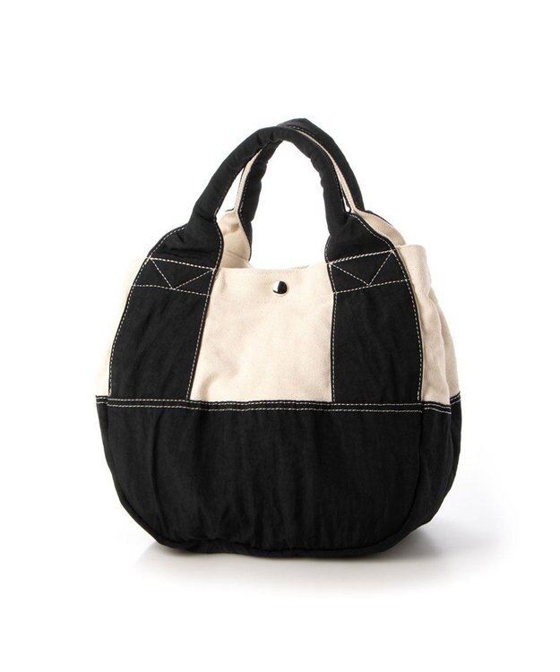 UNBILLION cachecache 製品洗いキャンバス×ナイロントートL ブラック