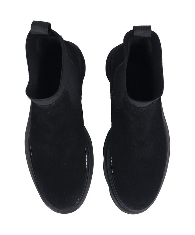 Bridget Birkin 【PARADIS COULEUR】ボリュームソールサイドゴアブーツ ブラックスウェード