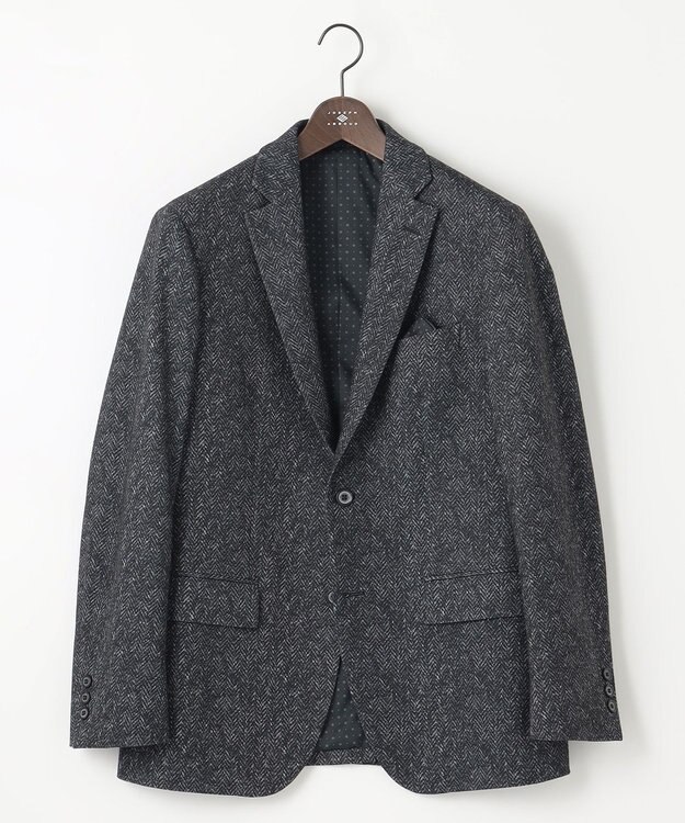 JOSEPH ABBOUD 【ストレッチ】フランネルジャージ ジャケット グレー系7