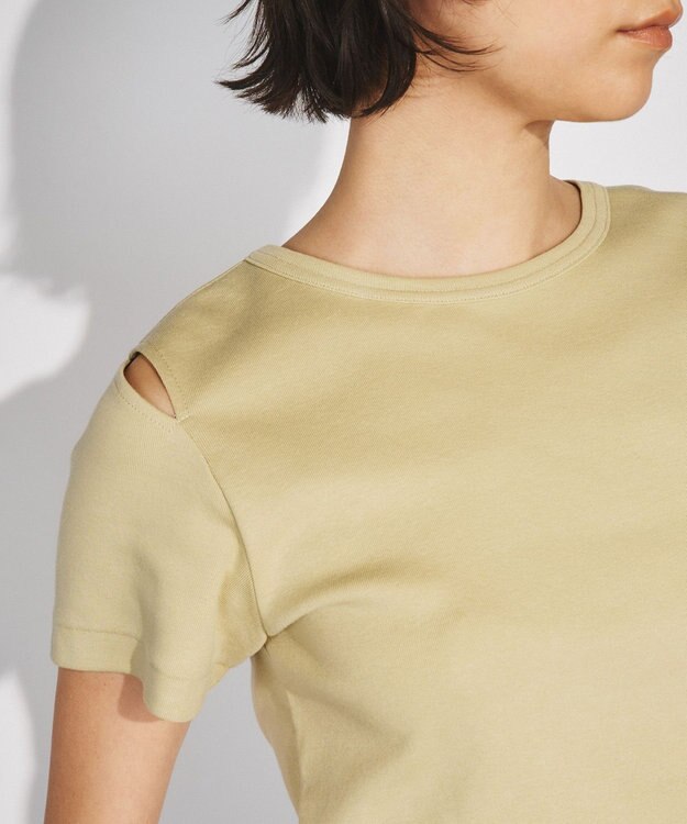 GRACE CONTINENTAL フライスTシャツ ベージュ