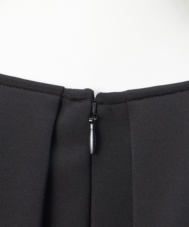 23区 【エステータ】ネオプレンサテン コクーンワンピース ブラック系