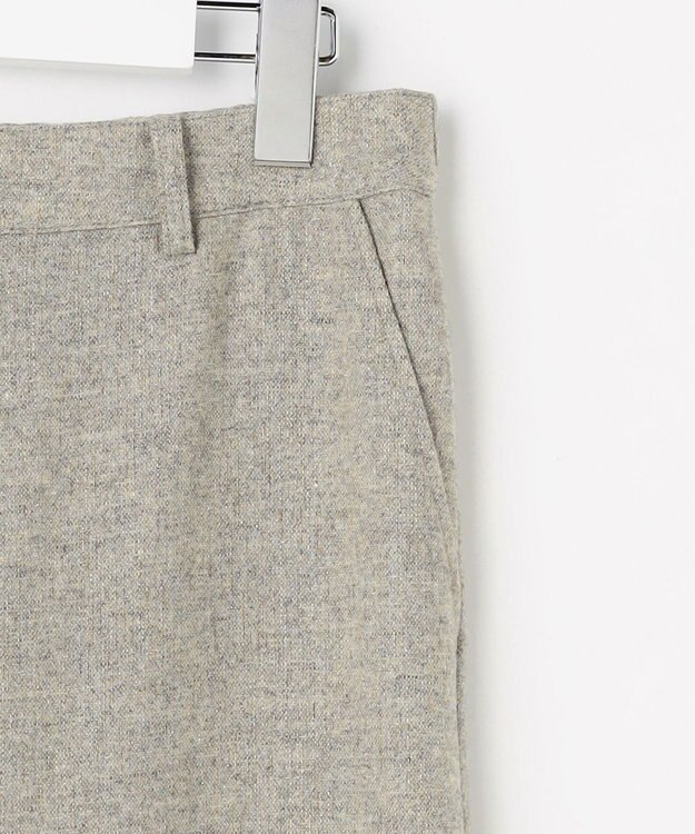 J.PRESS LADIES S ラメツイード セミワイド パンツ ベージュ系