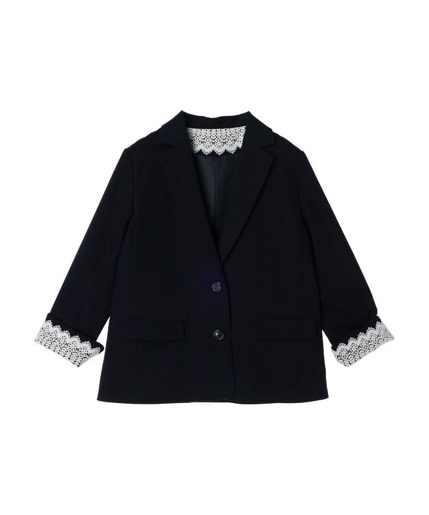 earth music&ecology シングルテーラードジャケット Navy