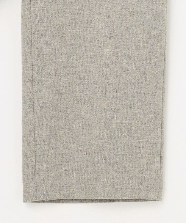 J.PRESS LADIES S ラメツイード セミワイド パンツ ベージュ系