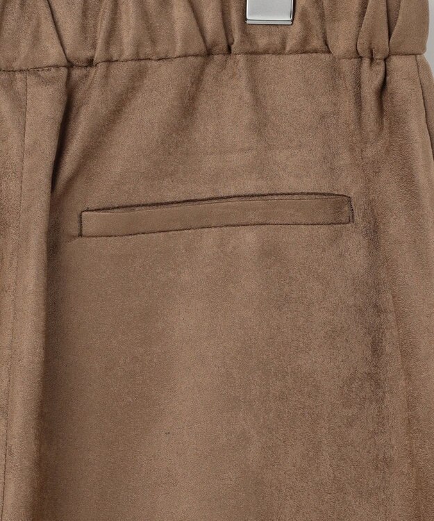 J.PRESS LADIES L マイクロライトスエード ワイド パンツ モカ系