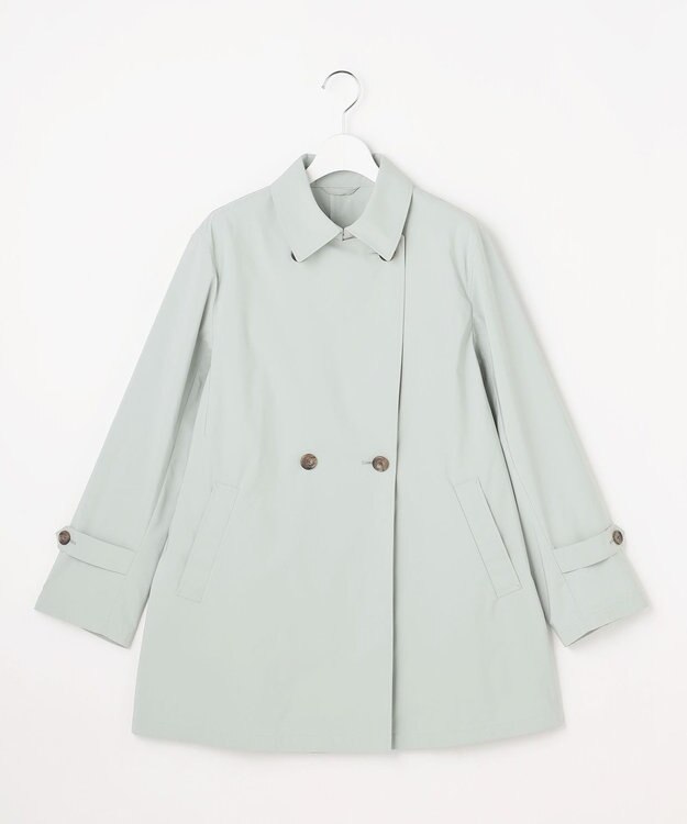 J.PRESS LADIES L Artirosa トレンチ コート スモーキーミント系