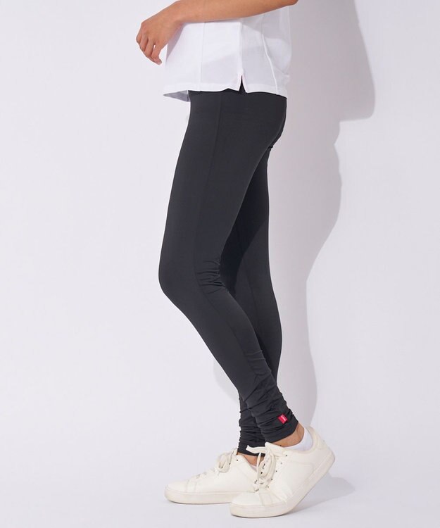 FILA GOLF／marie claire 【Marie claire sports】接触冷感ゴルフレギンス ブラック