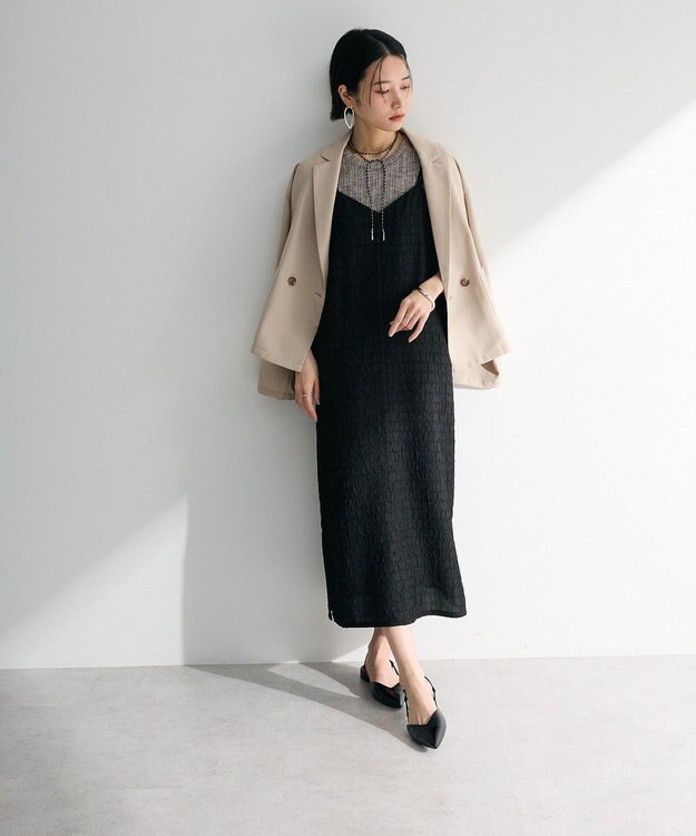 Green Parks メランジタンクトップ Brown