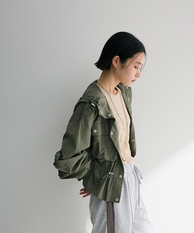 Green Parks メランジタンクトップ Beige