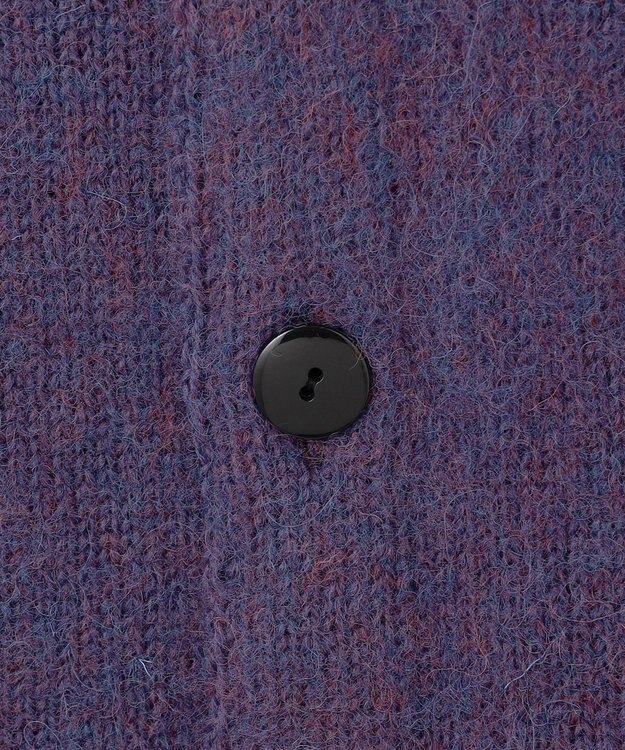 J.PRESS MEN 【J.PRESS ORIGINALS】Shaggy Dog Sweater Cardigan / Japan Made パープル系