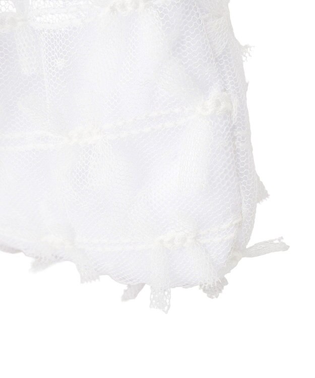 Maison de FLEUR レースダブルリボン２Ｗａｙトートバッグ Off White