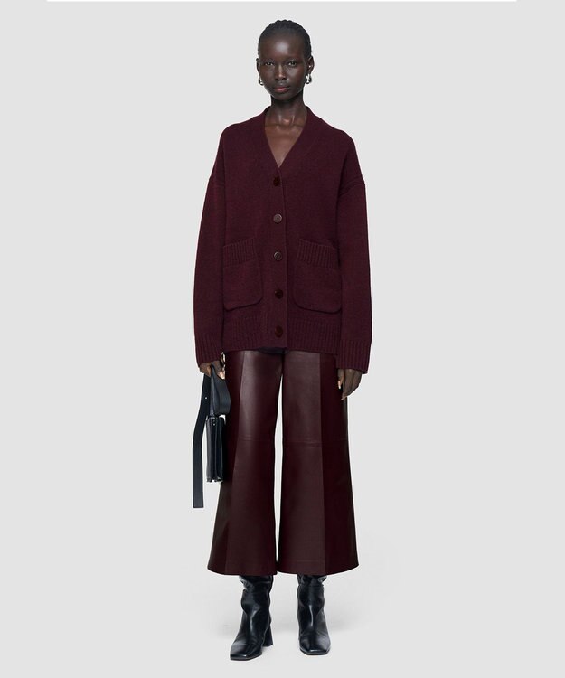 JOSEPH 【洗える】リュクスカシミヤカーディガン Maraschino