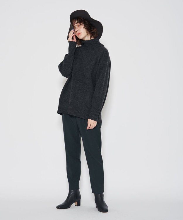 J.PRESS YORK STREET 【WOMEN】タートルネック ニット グレー系