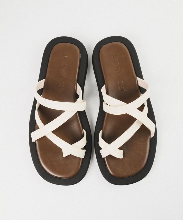 BONTRE 【PRECIEUX JOUET/プレシュウジュエ】フレキシブルソールトングサンダル/020PJ ホワイト