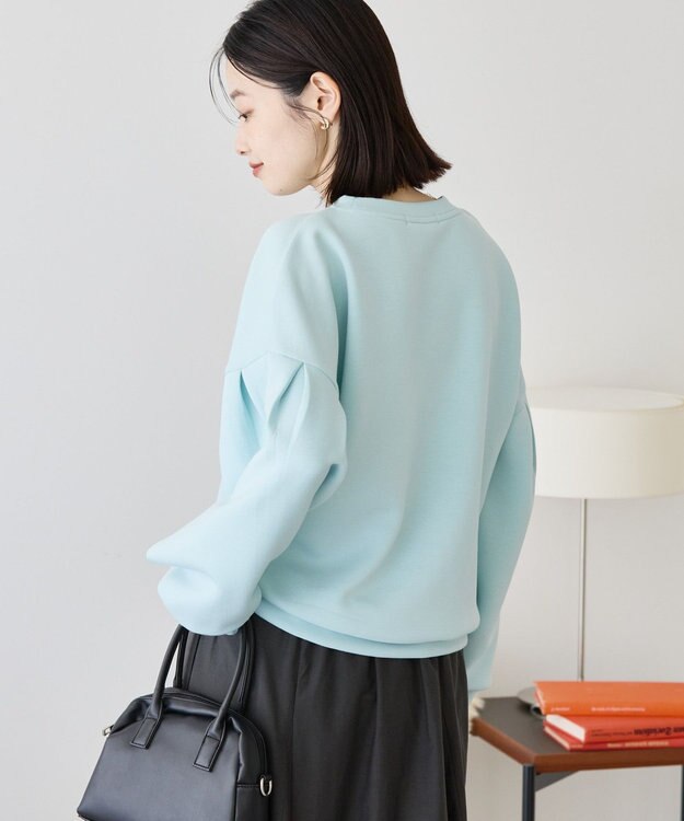 AMERICAN HOLIC 袖タックポンチプルオーバー Sax