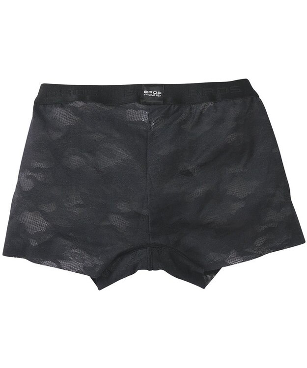 WACOAL MEN ボクサーパンツ 「レースボクサー」 通気性 フロント快適グラマラス 前閉じ GT3340 /ブロス バイ ワコールメン ブラック