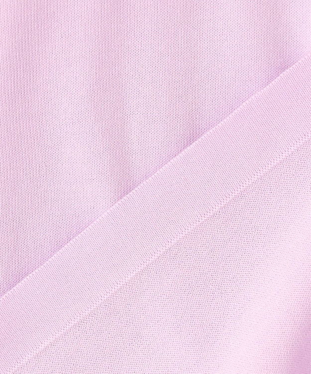 23区 L 【洗える】プレミアムビオコットン ビッグシルエット ニット ライラック系