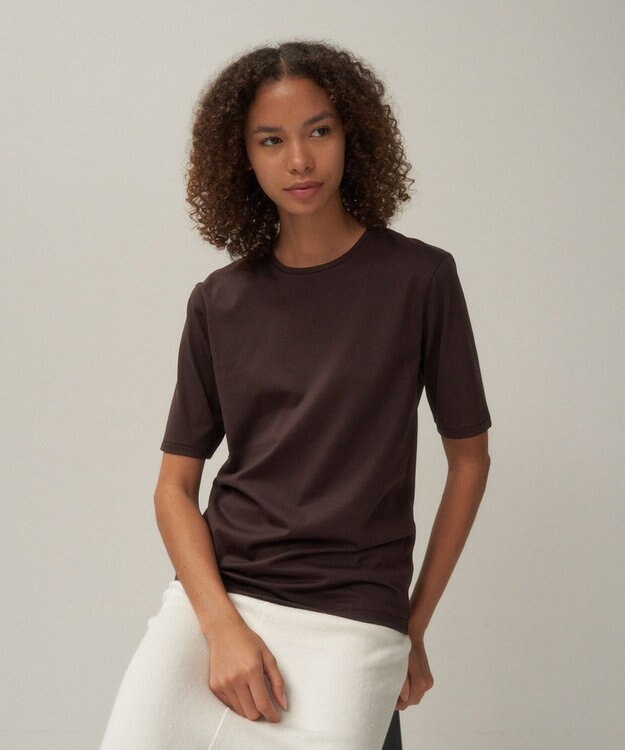 ATON SUVIN 60/2 | パーフェクトフィットTシャツ BURGUNDY