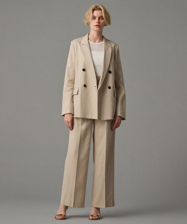 uncrave 【手洗い可】シアー ランダムリブ カットソー（uncrave STANDARD） オフ