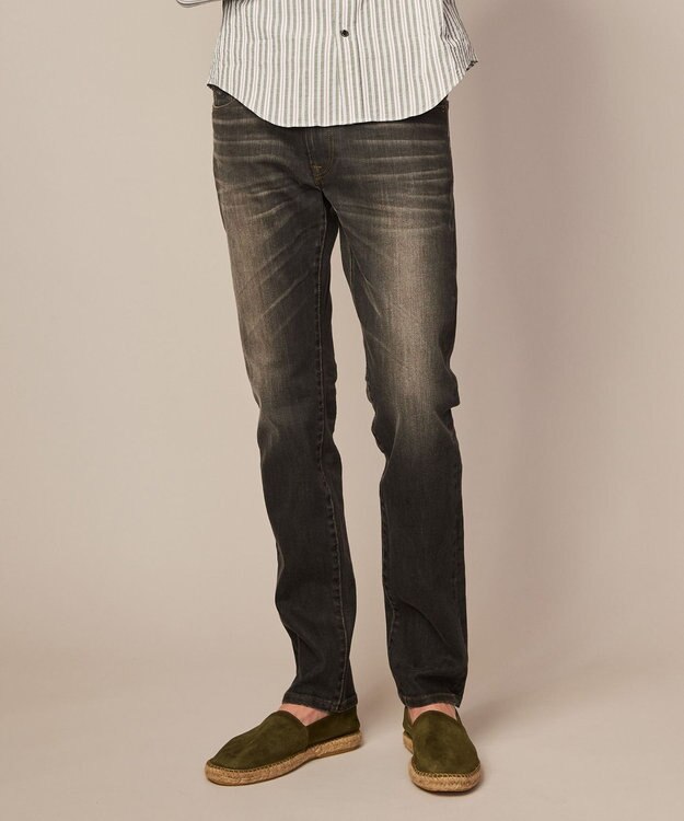 JOSEPH ABBOUD 【サスティナブル加工/ストレッチ】 オゾンストレッチ デニム グレー系