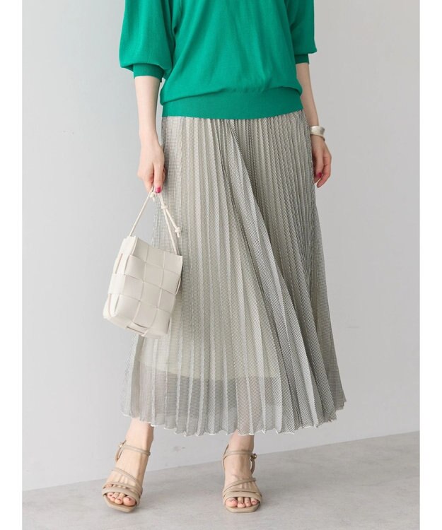 AMERICAN HOLIC 丈違いギンガムプリーツスカート Gingham Check