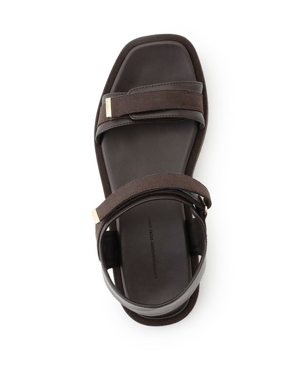 23区 【先行予約】スエードスポーツ サンダル ダークブラウン系
