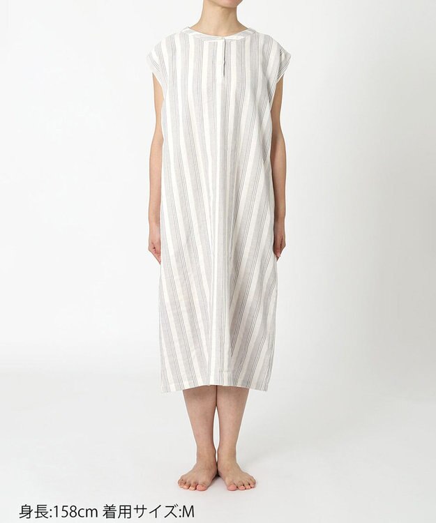ワコール／睡眠科学 ワンピース ノースリーブ 綿100%(本体) レディース YNT148 睡眠科学／ワコール アイボリー