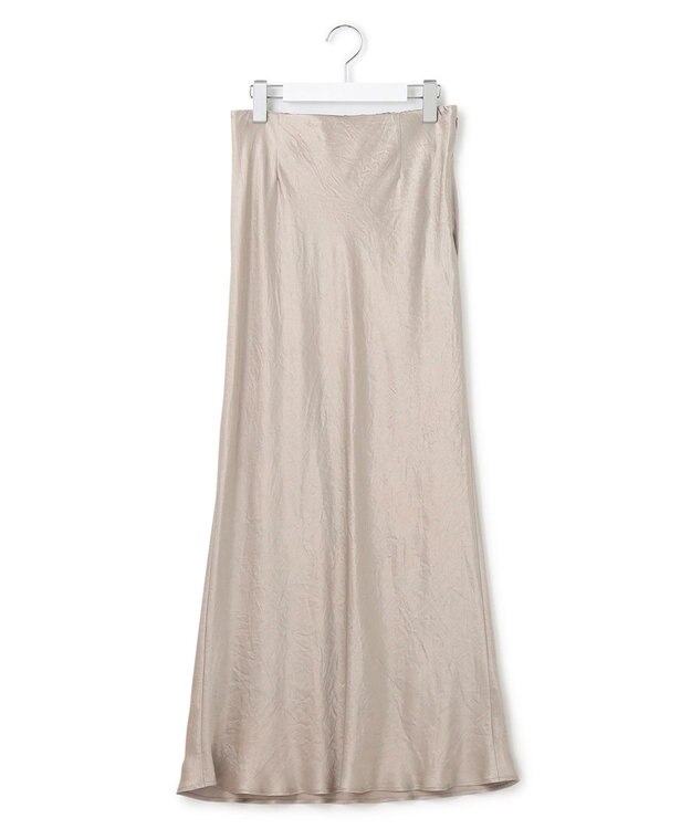 23区 【SACRA】アセテートサテン スカート [23区別注]ベージュ系