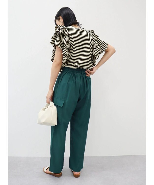 Green Parks ・ＳＵＧＡＲ　ＳＰＯＯＮ　ラッフルレイヤードＴシャツ Beige