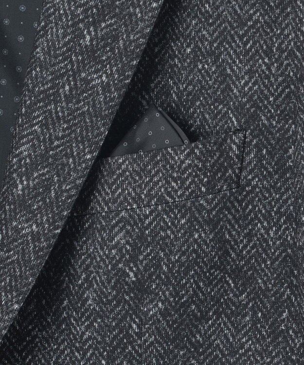 JOSEPH ABBOUD 【ストレッチ】フランネルジャージ ジャケット グレー系7