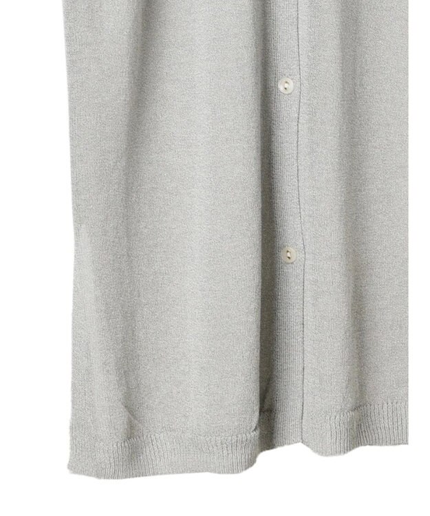 Green Parks 推しニット　ロング丈カーディガン Gray Mixture