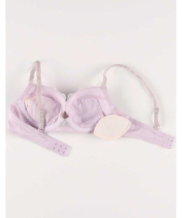 AMPHI ブラジャー ショーツセット 自然なまる胸メイク 【ブラ＆ショーツセット】 上下セット ブラ BCC231 アンフィ／ワコール パープル