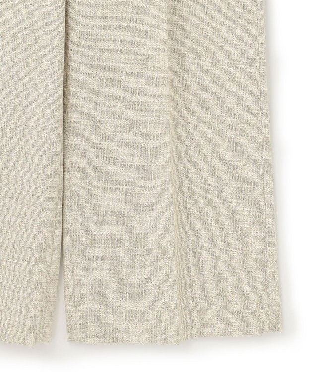 ICB 【洗える】Vi/Peブッチャー タックワイドパンツ トープ系