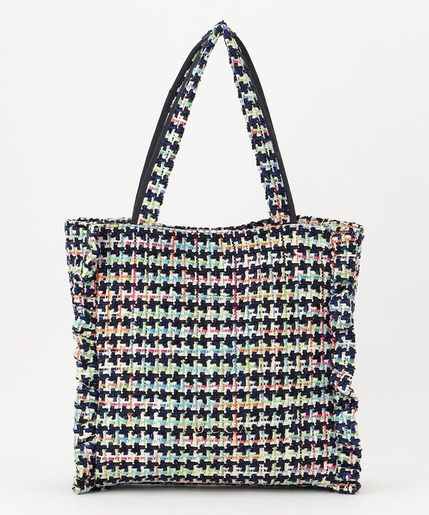 TOCCA 【再入荷！ヨンアさんコラボ】WAVES TOTE BAG トートバッグ マルチツイード系
