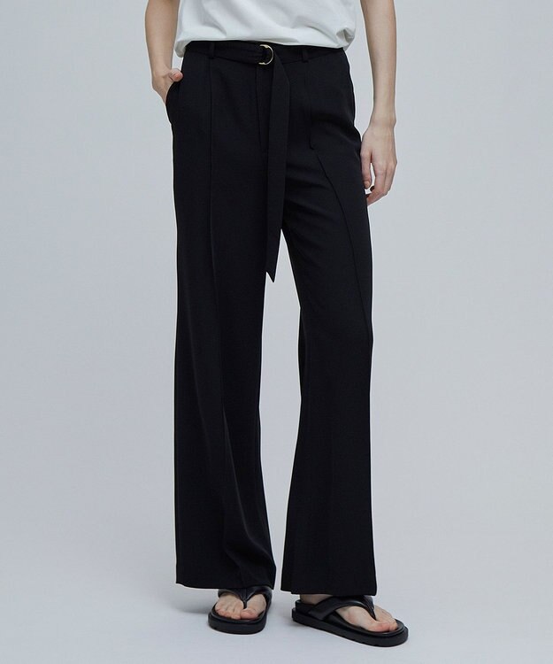 BEIGE， SAMUEL / ワイドストレートパンツ Black