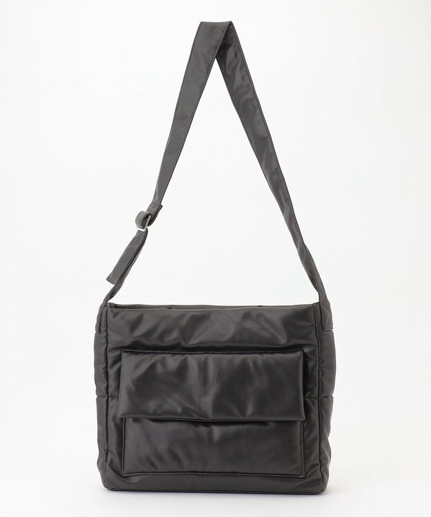 JOSEPH HOMME シンセティックソフトレザー　ワンショルダーバッグ Ｍサイズ ブラック系