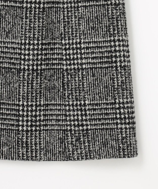 J.PRESS LADIES ウールシルクツイードグレンチェック スカート モノトーン系3