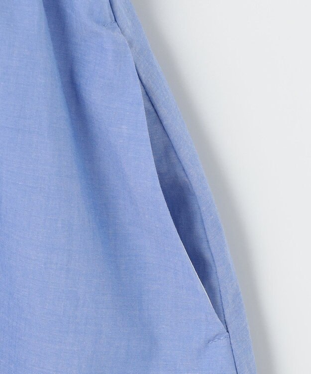 組曲 KIDS 【110-140㎝】シャンブレー ワンピース サックスブルー系