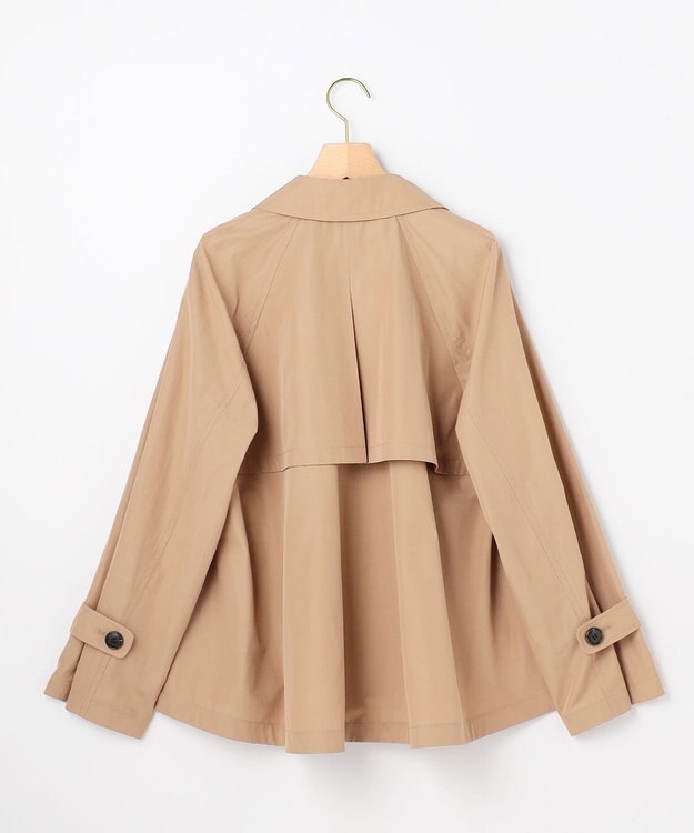 組曲 S タイプライターショート トレンチコート キャメル系