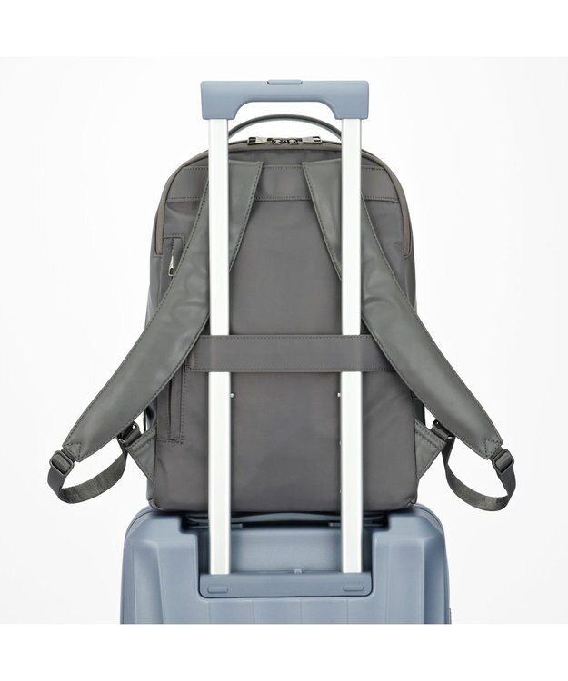 ACE BAGS & LUGGAGE W&.Day/Night ティルカ ラウンドリュック A4サイズ 14.0インチPC収納 19182 ダブルアンドデイナイト チャコールグレー